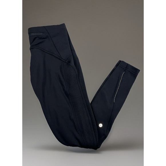 Lululemon Fast as Fleece Tight 28" Size: 4 Black Legging Active Running Thermal - Picture 1 of 16